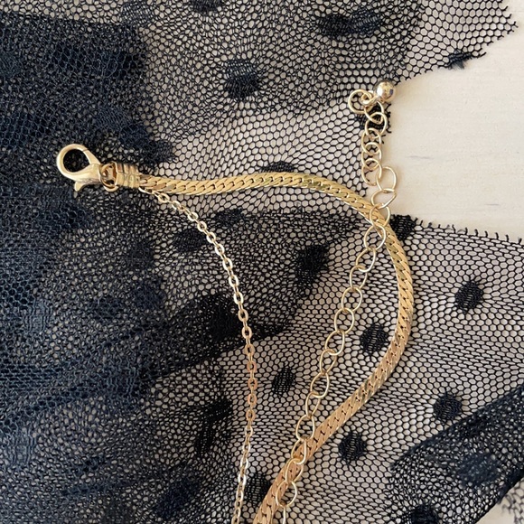 Choker and butterfly necklace set NEW - Picture 2 of 2